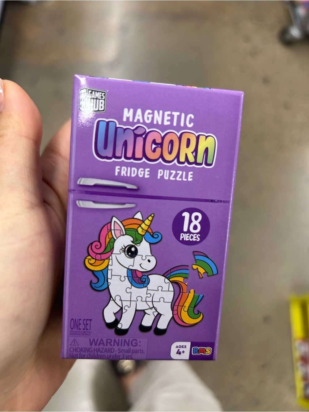 Magnetic Unicorn Fridge Puzzle